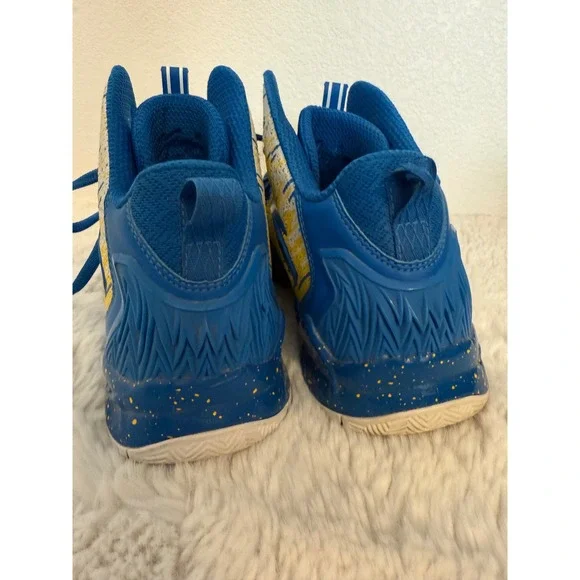 ANTA Klay‎ Thompson KT Blue Yellow Basketball Shoes Mens Size 13 warriors